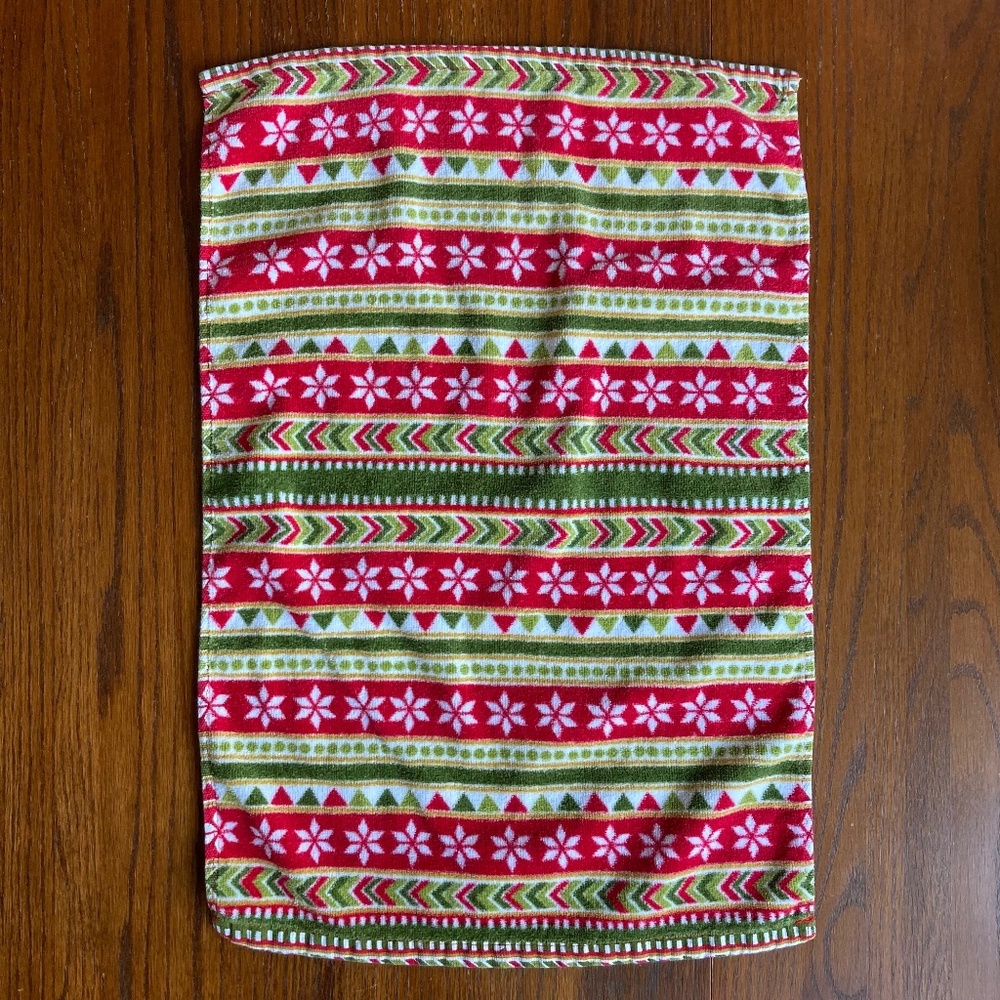 Vintage Geometric Kitchen Dish Towel